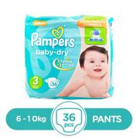 Pampers Taped 6 To 10kg - 36Pcs