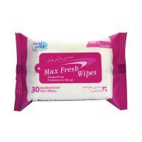 Cool and Cool Max Fresh Wipes (Pack of 30)