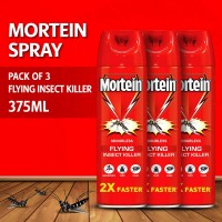 Pack Of 3 Mortein Flying Insect Killer 375Ml 