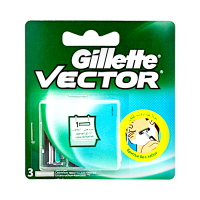 Gillette Cartridges Vector (Pack of 3)