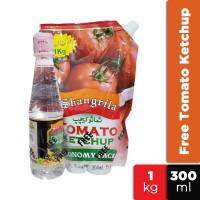 Shangrila Tomato Ketchup Pouch 1kg and Vinegar (FREE) - 300ml