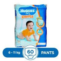 Huggies Pants 6 To 11kg - 60Pcs