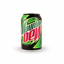 Pepsi Mountain Dew Slim Soft Drink Can 250ml