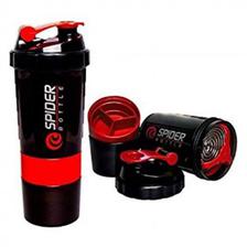 Spider Smart Protein Shaker Bottle 500 Ml CH-003 Black and Red