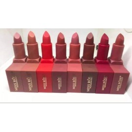 Miss Rose - Matte Moisturizing Lipstick - 12 Shades pack of 12