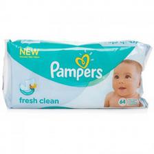 Pampers 64 Pcs Green Wipes Pack