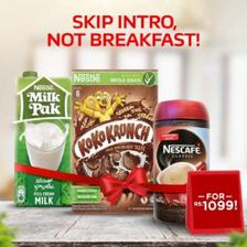 Buy Nescafe Coffee and Koko Crunch, Get Milkpak 1L Free