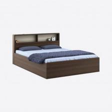 Lamination Bed King Size Brown