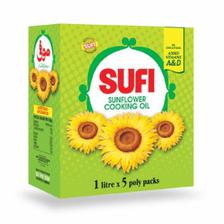 Sufi Sunflower Oil 1LTR X 5
