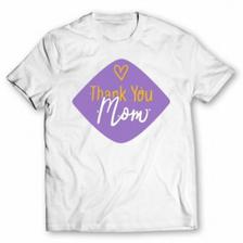 Thank You Mom Printed Graphic T-Shirt