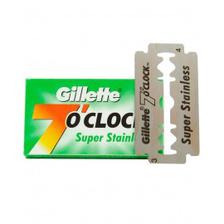 Gillette 7 O'Clock Super Stainless Double Edge Safety Razor Blades