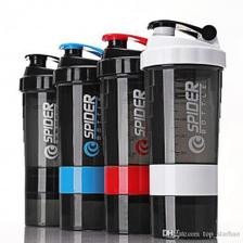 Spider Smart Protein Shaker Bottle for Gym - 4 Pcs