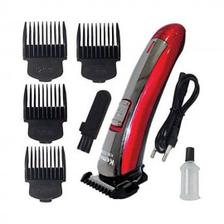 Kemei Hair Trimmer and Clipper KM-7055 Red