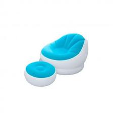 Inflatable 2 Pcs Sofa Set 68564 White & Blue