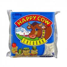 Happy Cow Cheese Slices Cheddar 200 GM