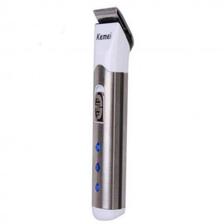 Kemei Hair Trimmer - Silver And White