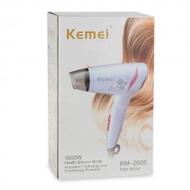 Kemei KM-6823 High Efficiency Professional Foldable Hair Dryer Electric Hair Dryer