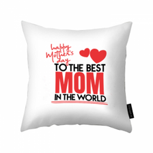 The Best Mom Printed Pillow