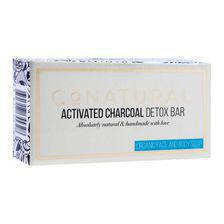 CoNatural Activated Charcoal Detox Bar Organic Face And Body Soap, 107g