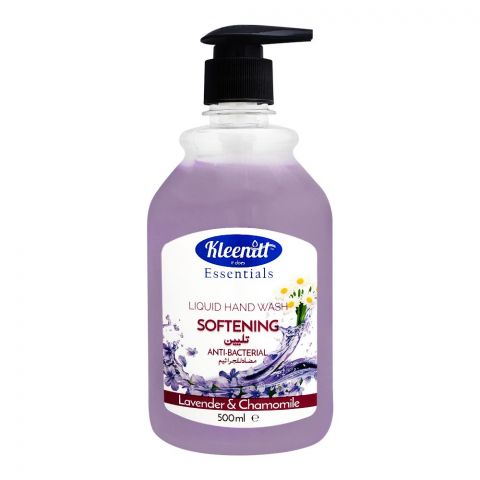 Kleenitt Essential Lavender & Chamomile Anti-Bacterial Liquid Hand Wash, 500ml