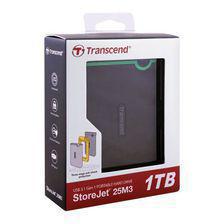Transcend StoreJet 25M3 Portable USB 3.1 Hard Drive 1TB