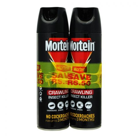 Mortein Crawling Insect Killer, 2x375ml, Save Rs. 140