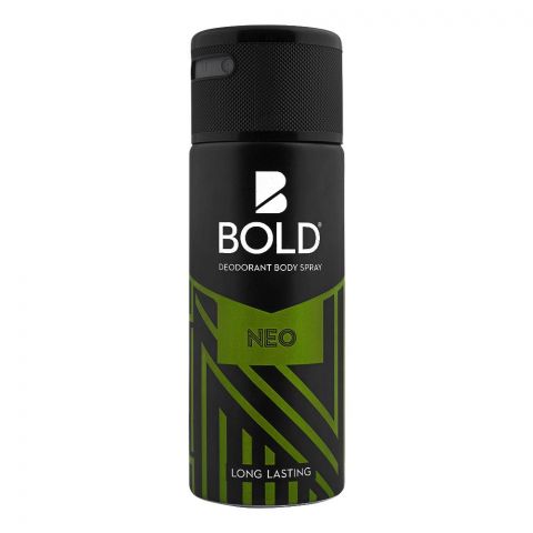 Bold Neo Long Lasting Deodorant Body Spray, For Men, 150ml