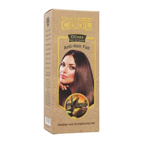 Silky Cool Extra Anti-Hairfall Olives Hair Oil Serum, 100ml