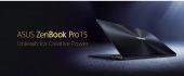 image Asus ZenBook Pro 15 UX550 Diamond Cut Edges - 8th Gen Ci7 HexaCore (9-MB Cache) 16GB 512GB 4-GB Nvidia GeForce GTX1050Ti GDDR5 15.6" FHD 1080p 60Hz Touchscreen Display Backlit KB FP Reader W10 (Certified Refurbished) 