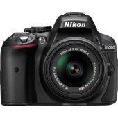 Nikon D5300 24 MP 18-55mm lens Wi-Fi DSLR Camera Black
