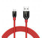 Anker - PowerLine+ 6ft Micro USB Cable 