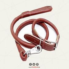 Large size Leather Collar & Leash for Large Bread Dog