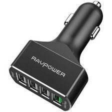 RAVPower 4 Ports USB Quick Charge 3.0 Car Charger