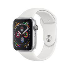 Apple Watch Series 4 44mm Silver Aluminum Case with White Sport Band 