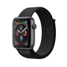 Apple Watch Series 4 44mm Space Gray Aluminum Case with Black Sport Loop Band