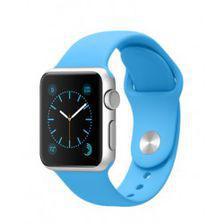 Apple Watch 38mm Silver Aluminum Case with Blue Sport Band