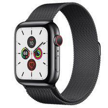 Apple Watch Series 5 44mm Space Black Stainless Steel Case with Milanese Loop Band