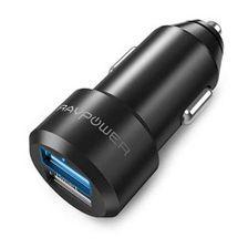 RAVPower Dual-Port USB Car Charger 