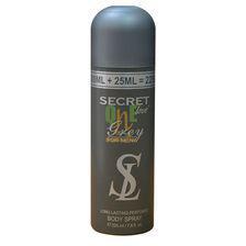 Secret Love Body Spray Grey For Men  225 ml