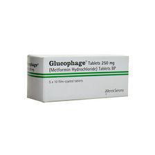 Glucophage 250mg Tablet