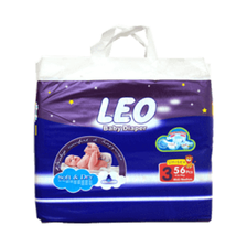 Leo Baby Diaper Jumbo Pack Medium 56 Diapers