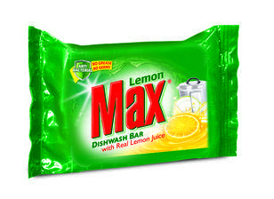 Lemon Max Dishwash Bar  335 gm