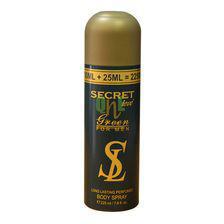 Secret Love Body Spray Green For Men  225 ml