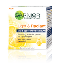 Garnier Skin Naturals Light And Radiant Night Cream 40 ML