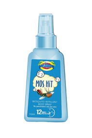 The Vitamin Company Mos Hit Mosquito Repellent Body Spray (Blue) 110 ML