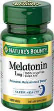 Nature's Bounty Melatonin 1mg (180 Tablets)
