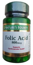 Natures Bounty Folic Acid 800mcg (250 Tablets)