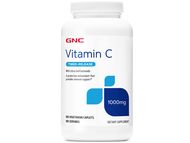 GNC Vitamin C Timed Release 1000mg (180 Vegetarian Capsules)