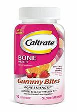 Caltrate Bone Health Gummy Bites - 50 Gummies (Calcium Supplement)