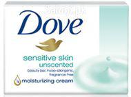 Dove Sensitive Skin Unscented Beauty Bar 90 Grams